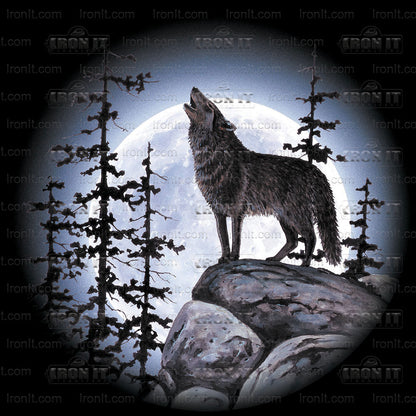 Wolf Moon | Wildlife Direct-To-Film Transfer