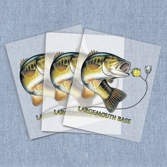 Largemouth Bass | Fishing DTF Heat Transfers