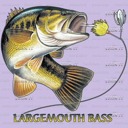 Largemouth Bass | Fishing Direct to Film Heat Transfers
