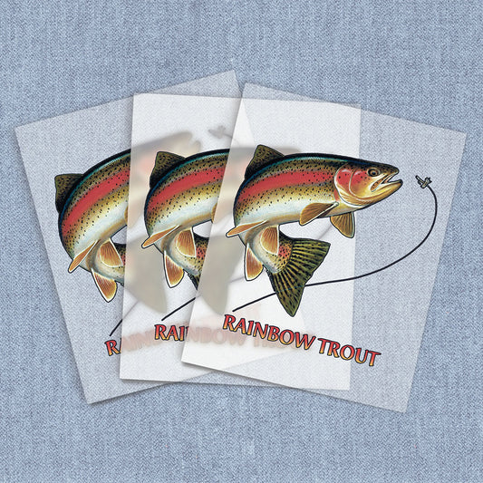 Rainbow Trout | Fishing DTF Heat Transfers
