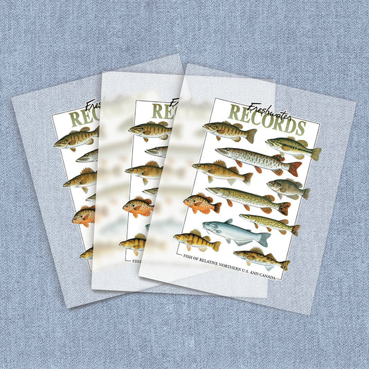 Freshwater Records | Fishing DTF Heat Transfers