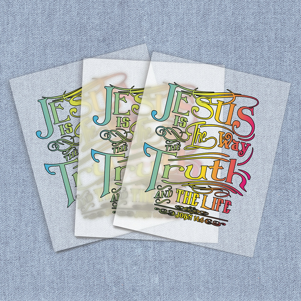 Jesus Is The Way | Inspirational DTF Heat Transfers