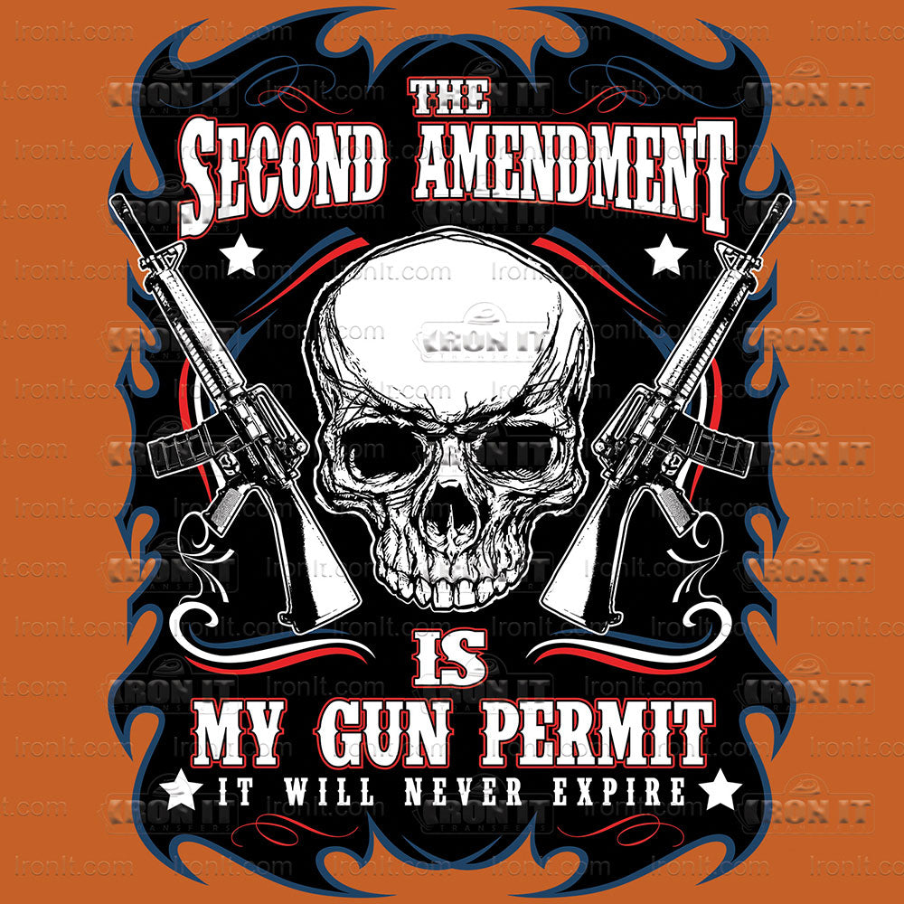 Never Expire | 2nd Amendment Direct-to-Film Heat Transfers