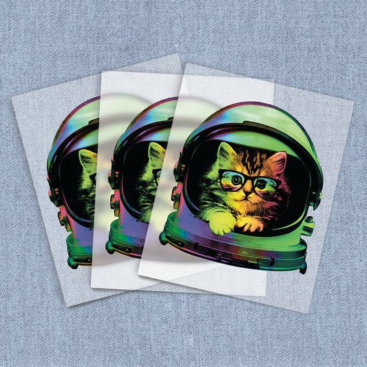 Space Kitten | Humor & Novelty DTF Heat Transfers