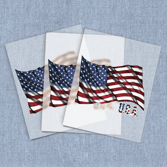 U.S.A. Flag | American Pride DTF Heat Transfers