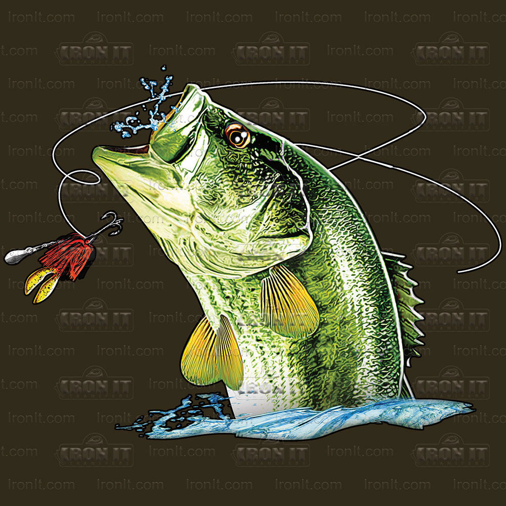 Bass Wilderness | Fishing Direct to Film Heat Transfers