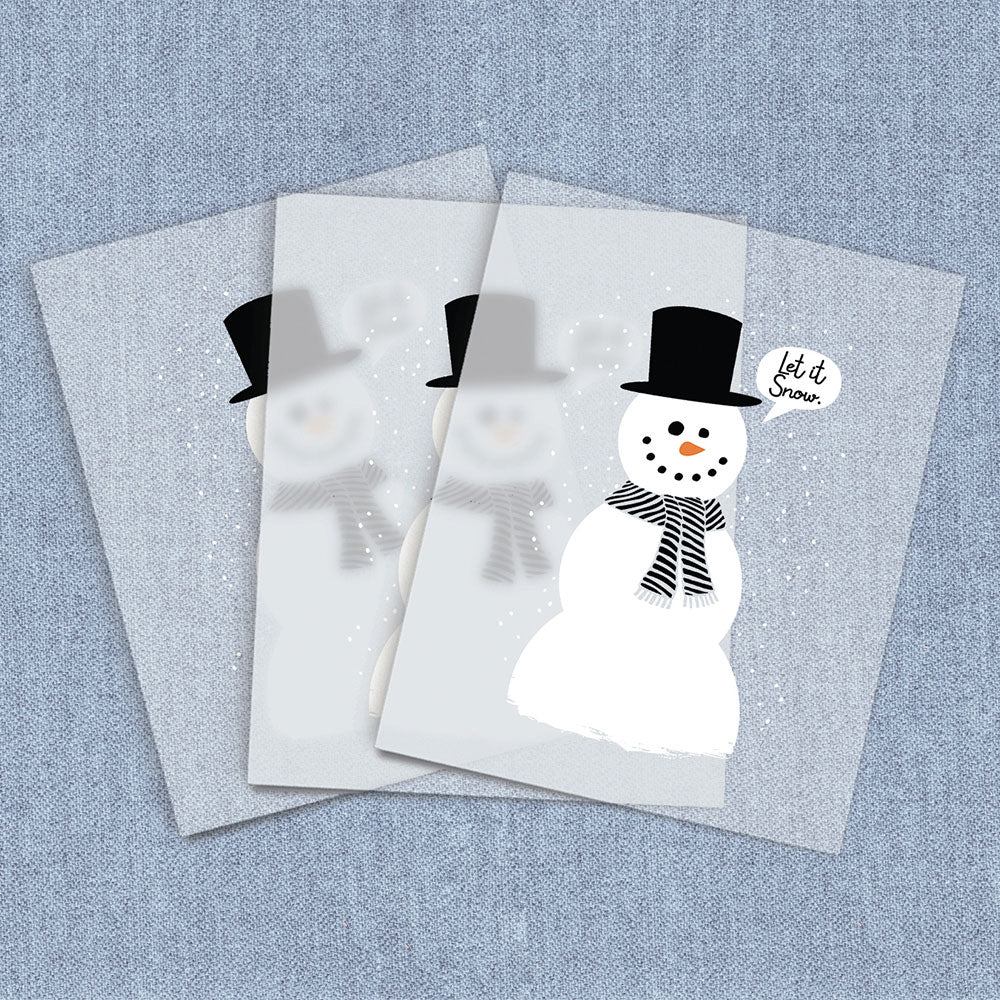 Let It Snow | Christmas DTF Heat Transfers