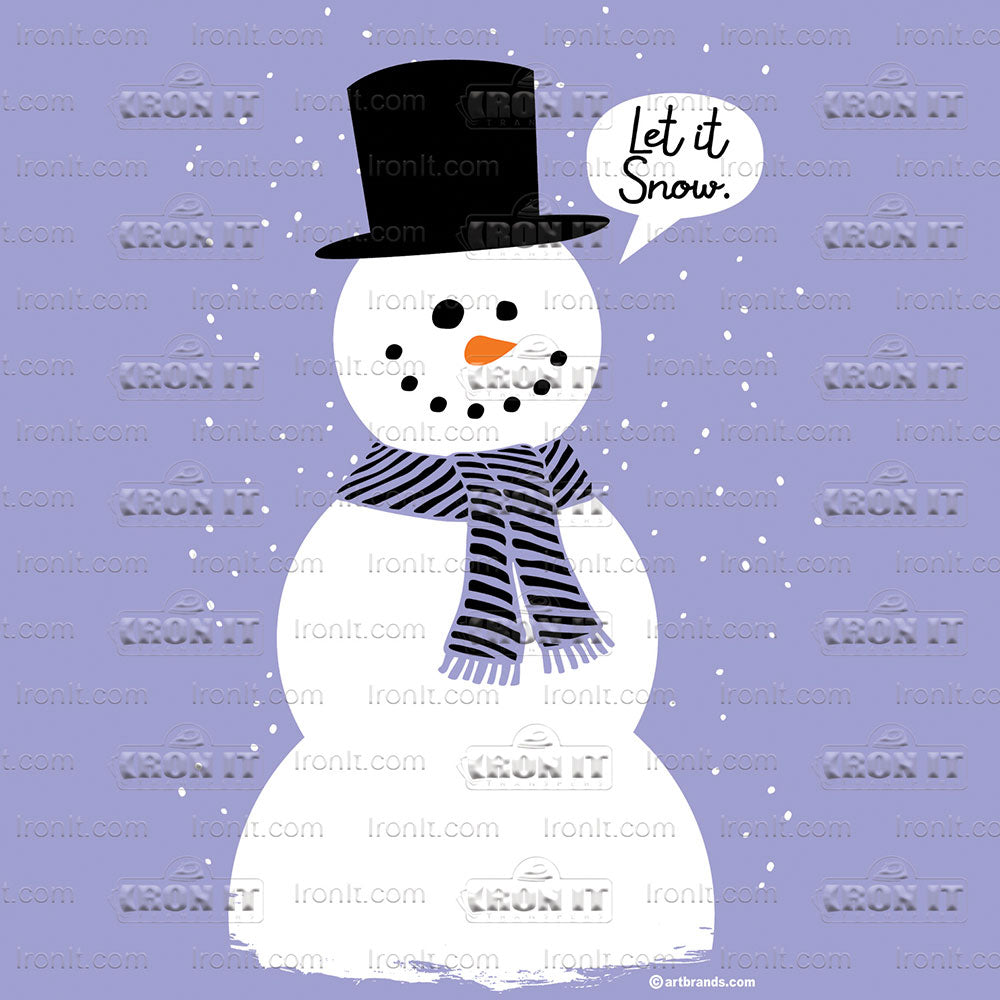 Let It Snow | Christmas Direct-To-Film Heat Transfers