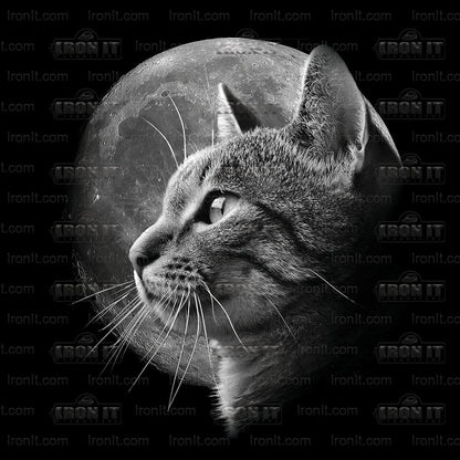 Cat Moon | Cats Direct-To-Film Transfer
