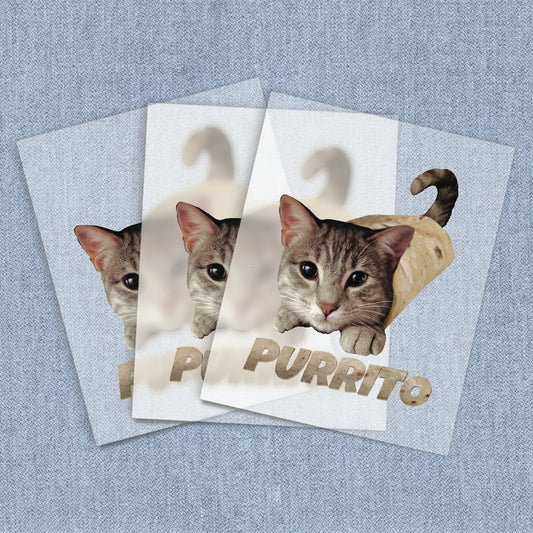 Purrito | Cats DTF Heat Transfers