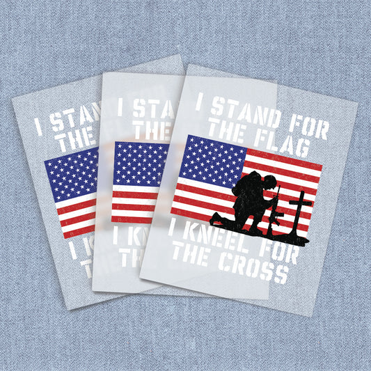 For The Cross | American Pride DTF Heat Transfers