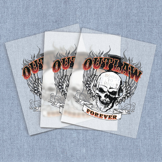 Outlaw Forever | Biker DTF Heat Transfers