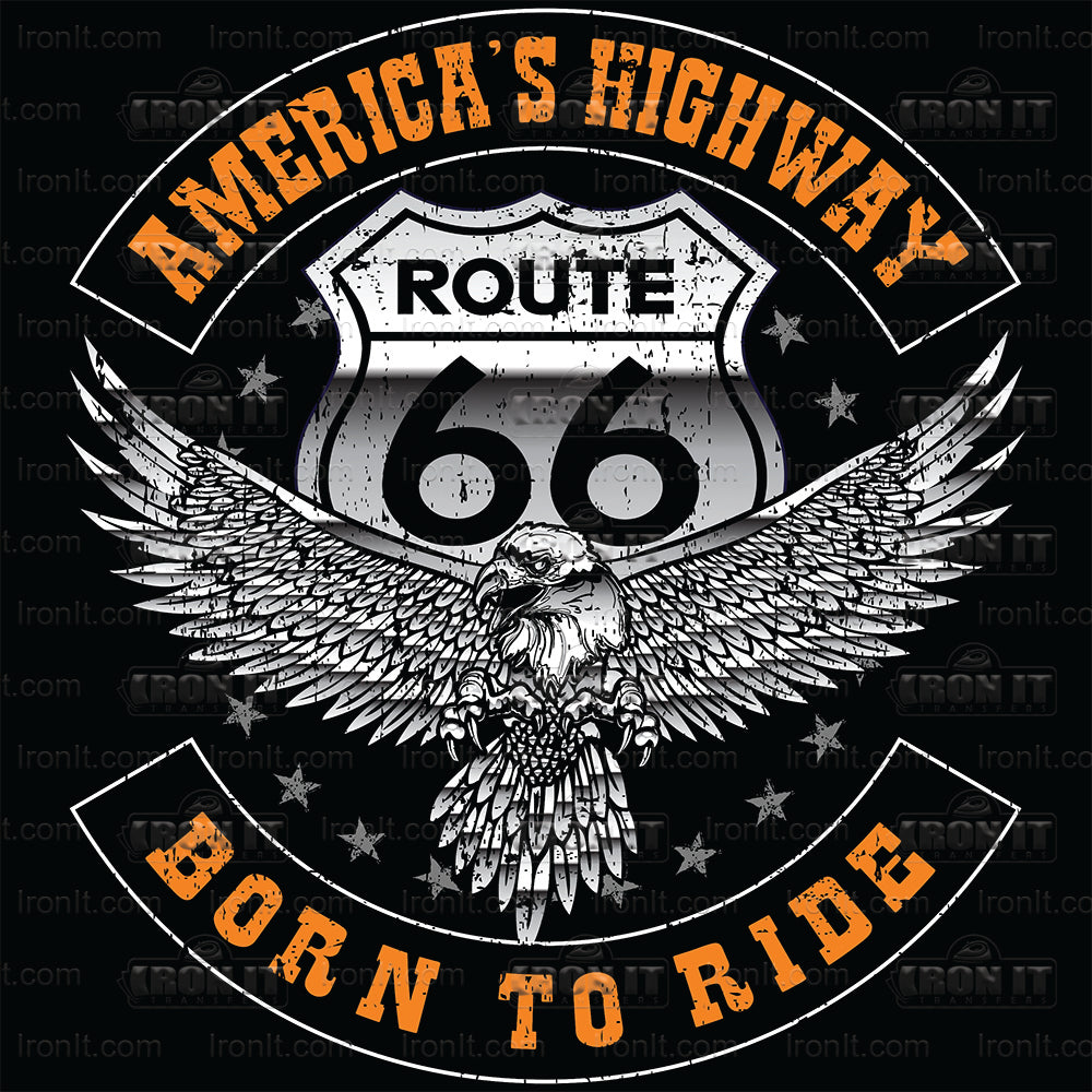 America's Highway | Biker Direct-To-Film Transfer
