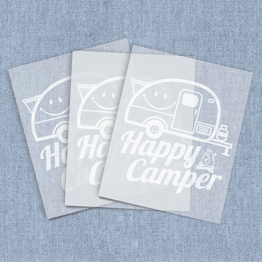 Happy Camper | Humor & Novelty DTF Heat Transfers
