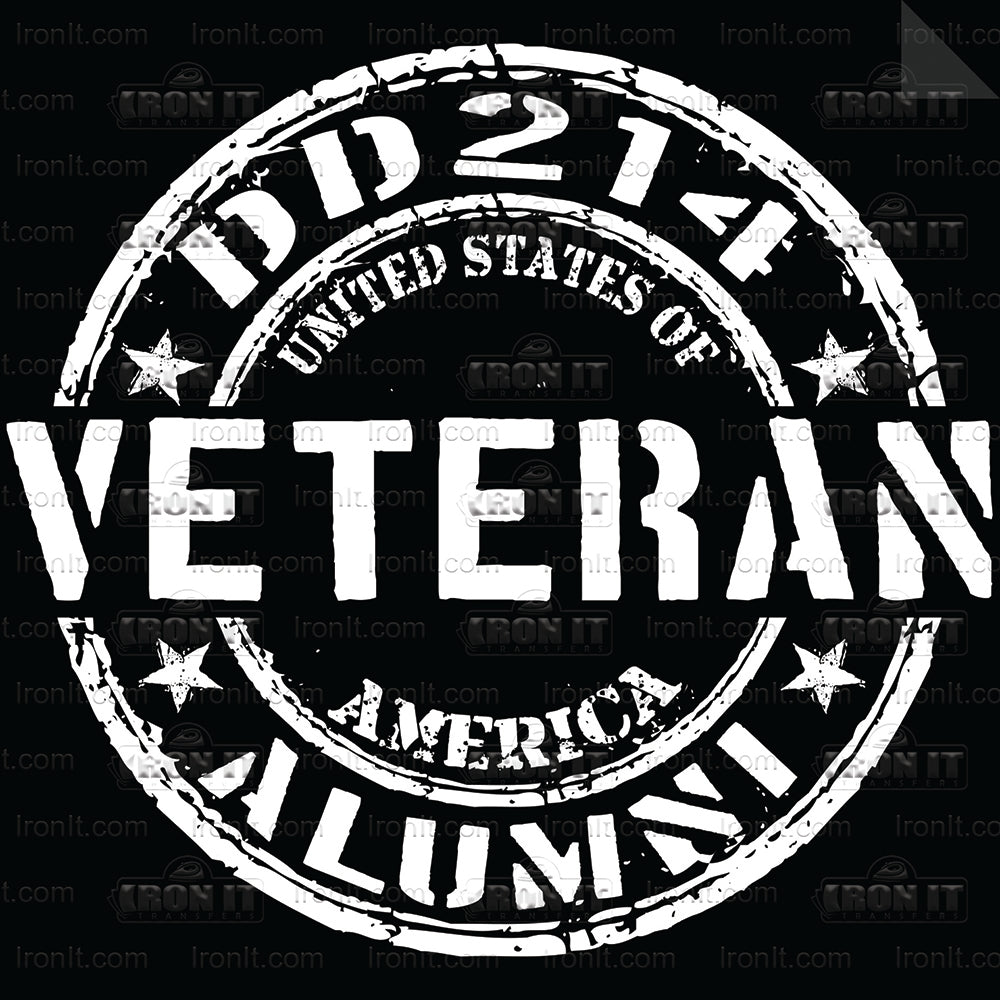 DD214 Veteran | American Pride Direct-To-Film Transfer