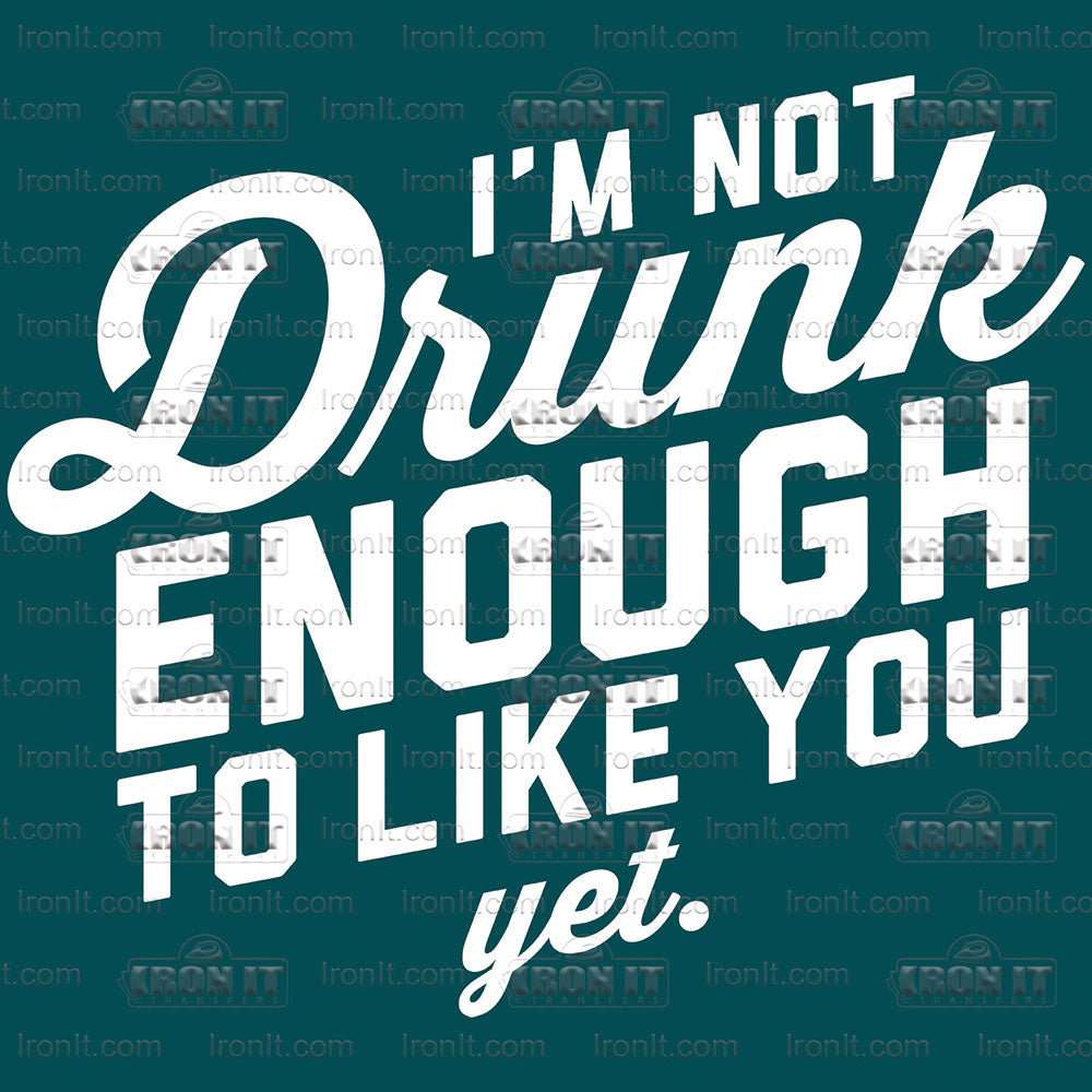 Not Drunk Enough | Humor & Novelty Direct-To-Film Transfer