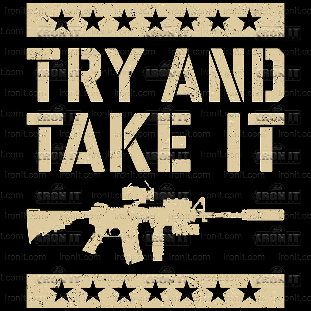 Try and Take it | 2nd Amendment Direct-to-Film Heat Transfers