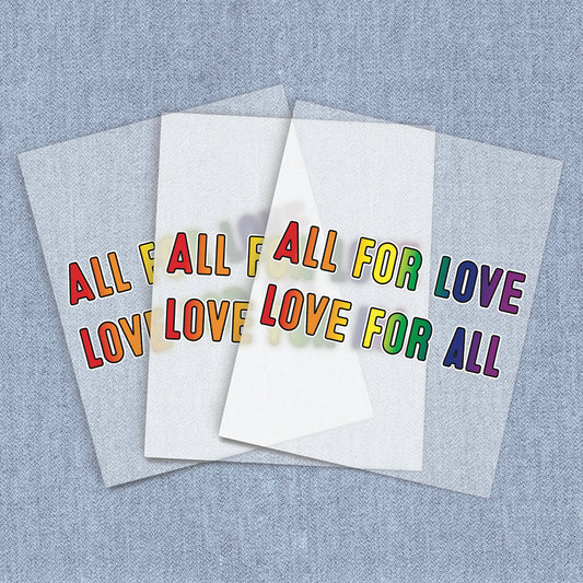 All For Love | Halloween DTF Heat Transfers