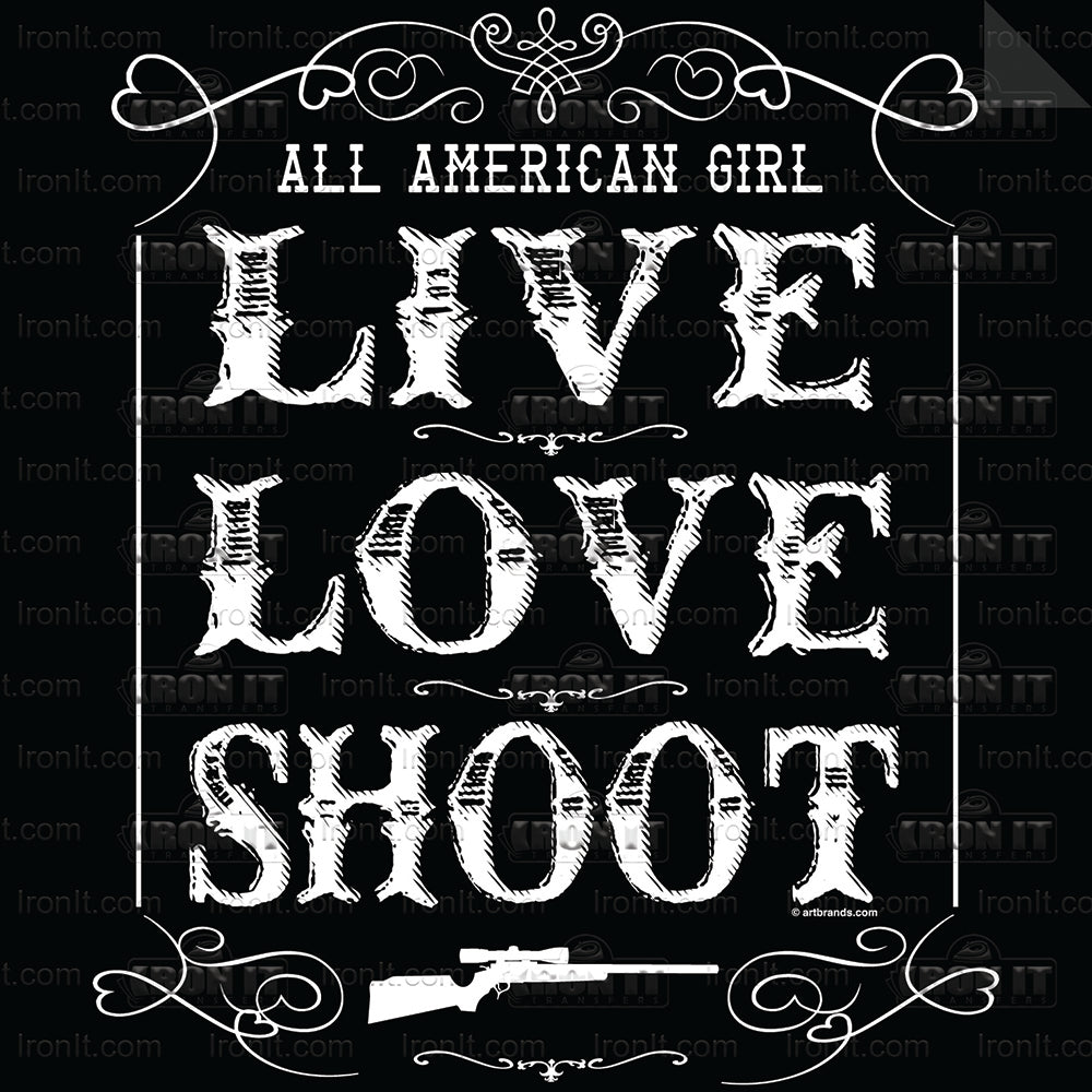 Live Love Shoot | 2nd Amendment Direct-to-Film Heat Transfers
