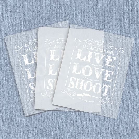 Live Love Shoot | 2nd Amendment DTF Heat Transfers