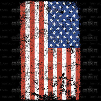 Grunge US Flag | American Pride Direct-To-Film Transfer