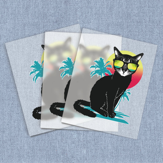 Cool Summer Cats | Cats DTF Heat Transfers