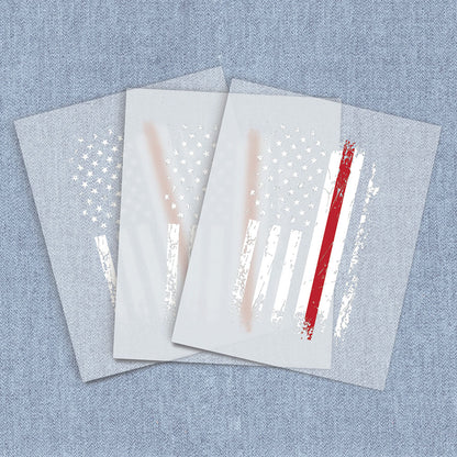 Vertical Thin Red Line | American Pride DTF Heat Transfers