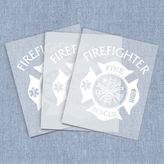 Firefighter Emblem | American Pride DTF Heat Transfers