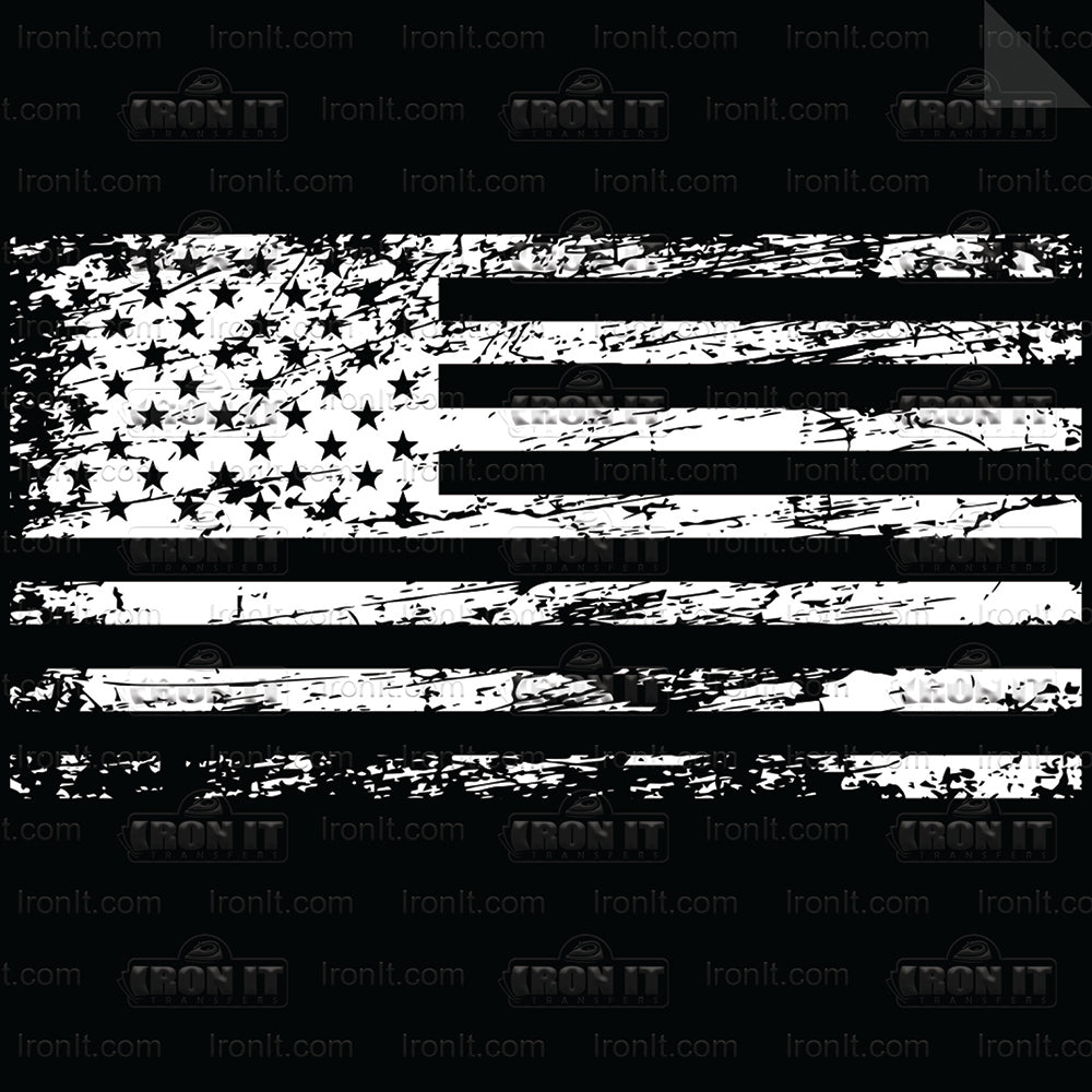 Distressed Flag | American Pride Direct-To-Film Transfer