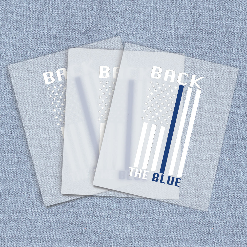 Back The Blue | American Pride DTF Heat Transfers