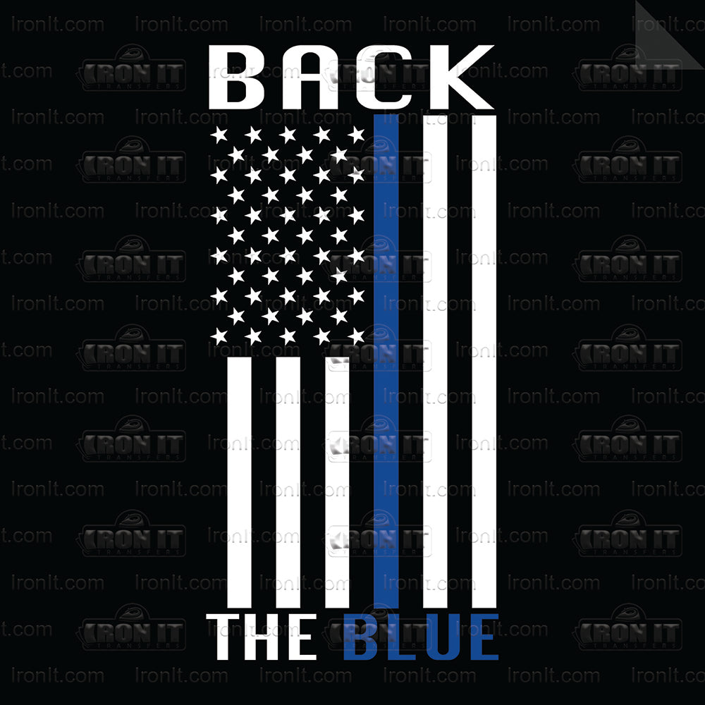 Back The Blue | American Pride Direct-To-Film Transfer