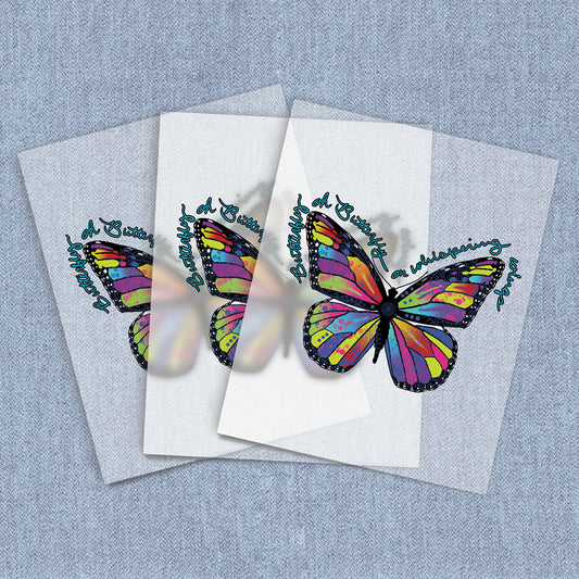 Colorful Butterfly | Country & Floral DTF Heat Transfers