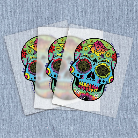 Colorful Sugar Skull | DTF Transfers