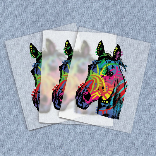 Rainbow Horse 2 | Horses DTF Heat Transfers