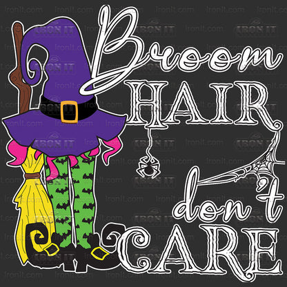 Broom Hair | Halloween Direct-To-Film Heat Transfers