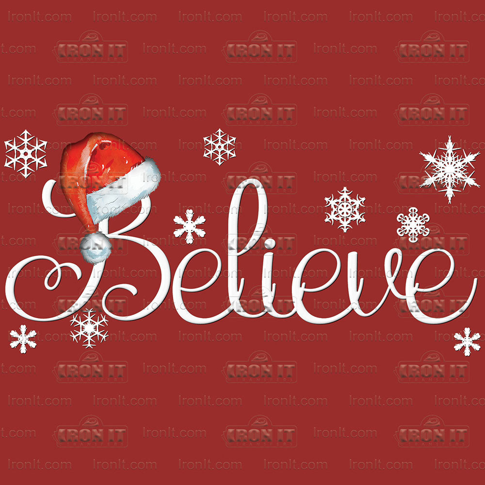 Believe Santa | Christmas Direct-To-Film Heat Transfers