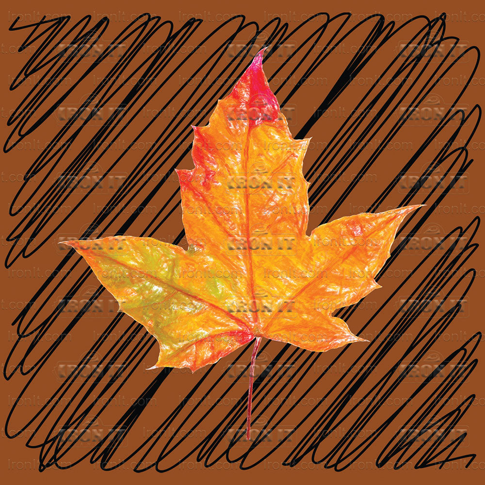 Fall Leaf Stripes | Fall Direct-To-Film Heat Transfers