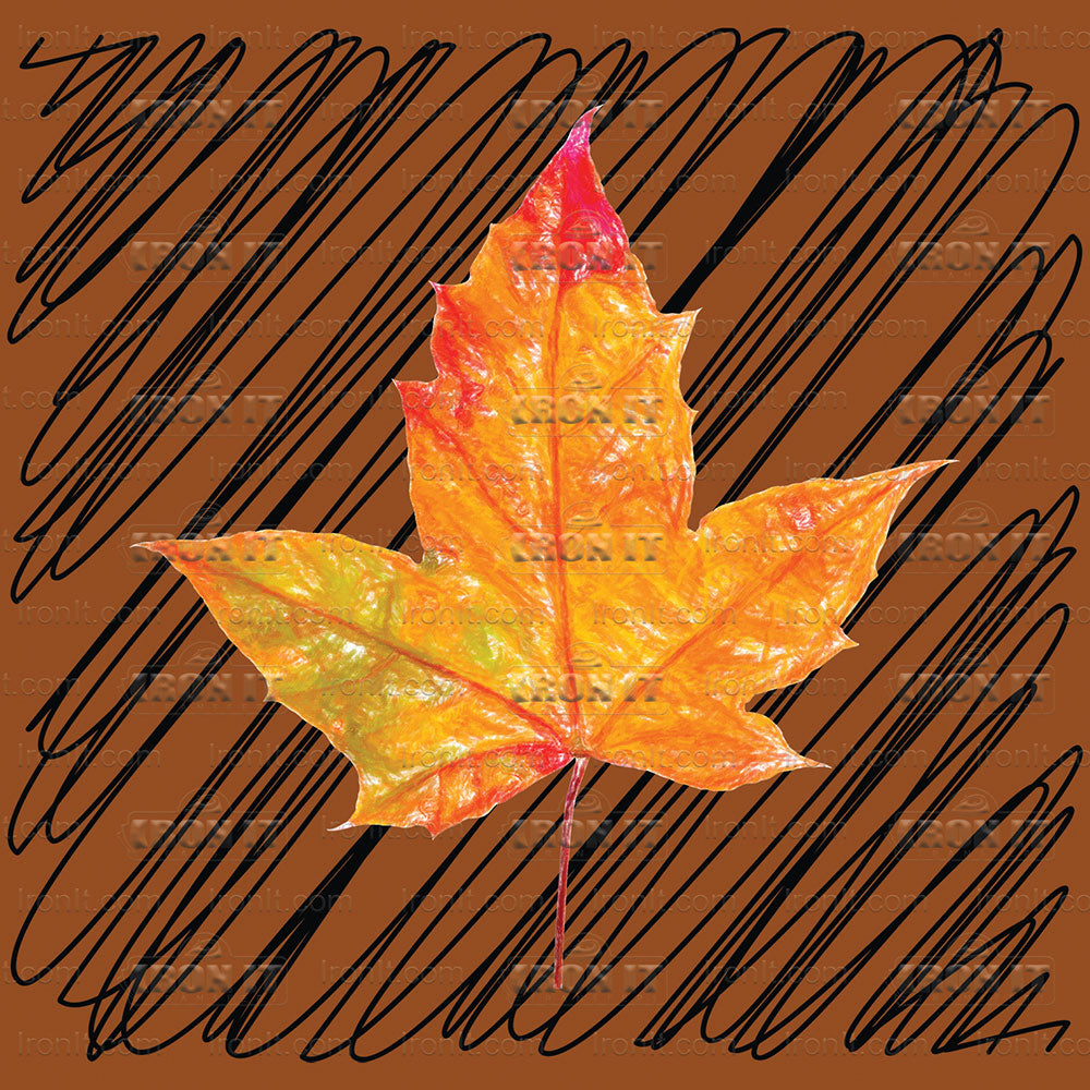 Fall Leaf Stripes | Fall Direct-To-Film Heat Transfers