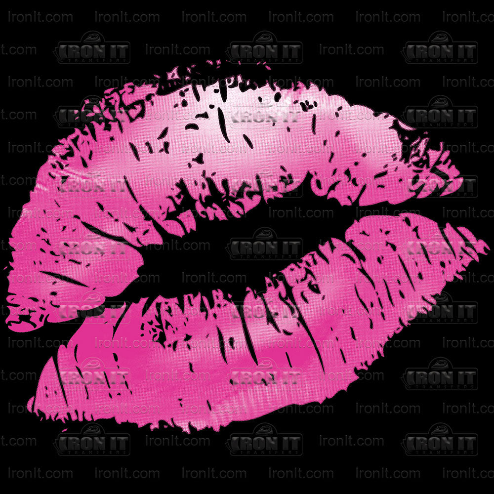 Pink Lips | Ladies Direct-To-Film Transfer
