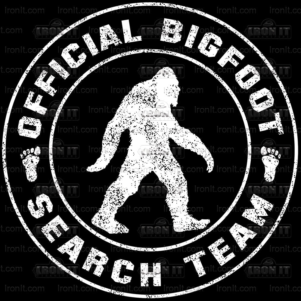 Official Bigfoot Search Team | Humor & Novelty Direct-To-Film Transfer