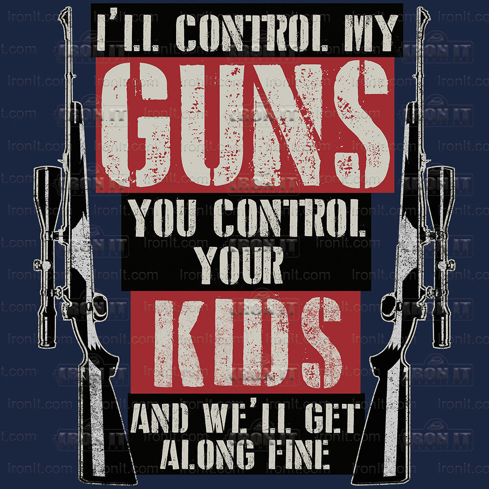 Gun Control | 2nd Amendment Direct-to-Film Heat Transfers