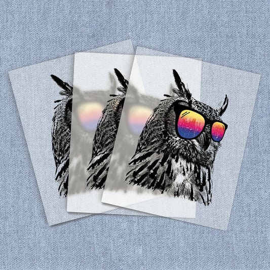 Cool Owl | Humor & Novelty DTF Heat Transfers