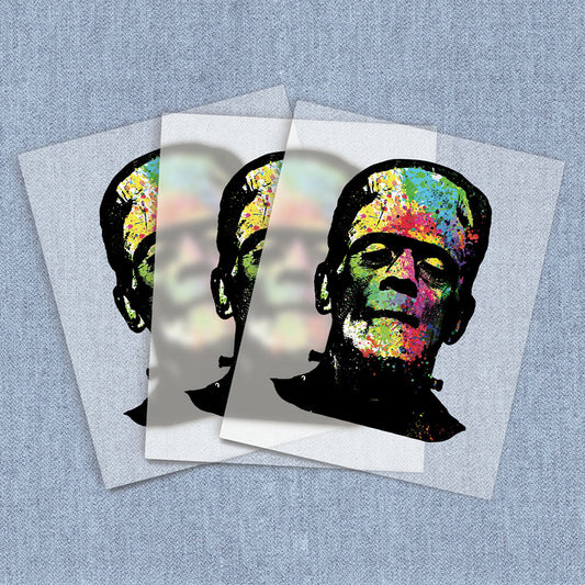 Technicolor Frankenstein | Humor & Novelty DTF Heat Transfers