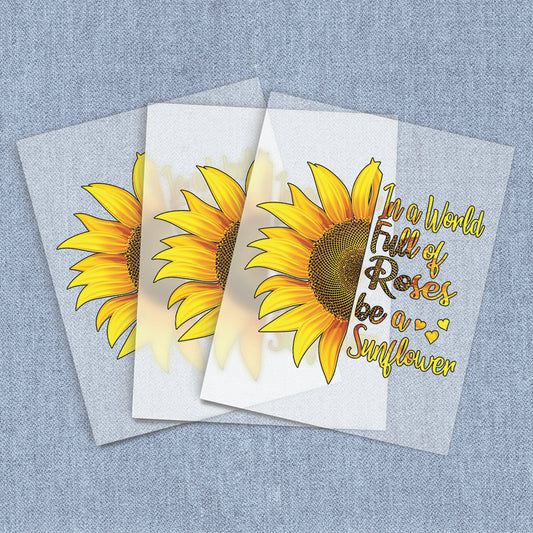 Be A Sunflower | Country & Floral DTF Heat Transfers