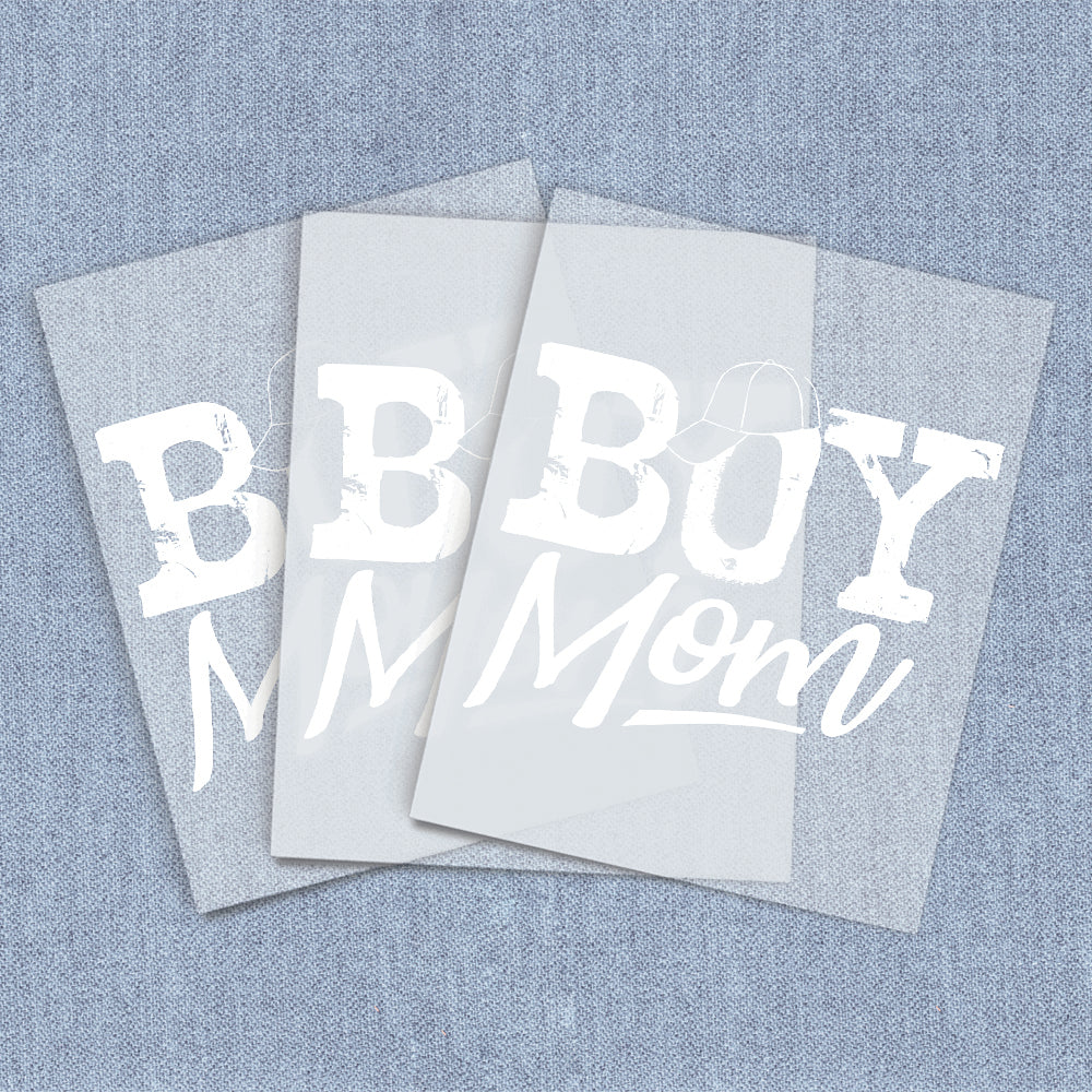 Boy Mom | Humor & Novelty DTF Heat Transfers