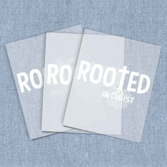 Rooted In Christ | Inspirational DTF Heat Transfers