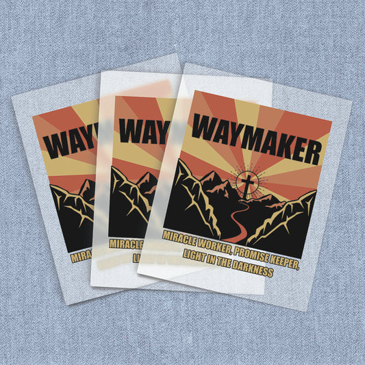 Waymaker Miracle Worker | Inspirational DTF Heat Transfers