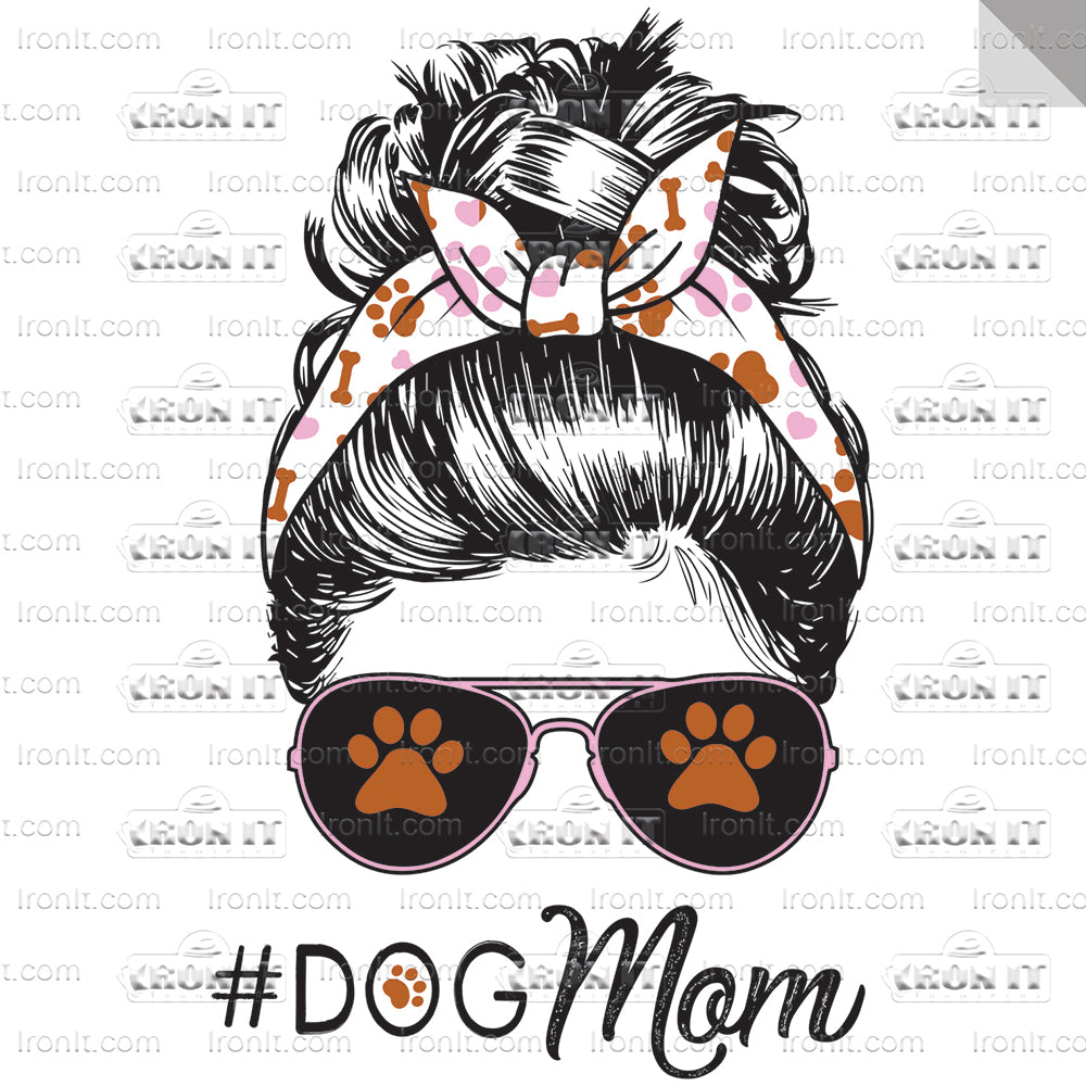 Dog Mom Bun | Dogs Direct-To-Film Transfer