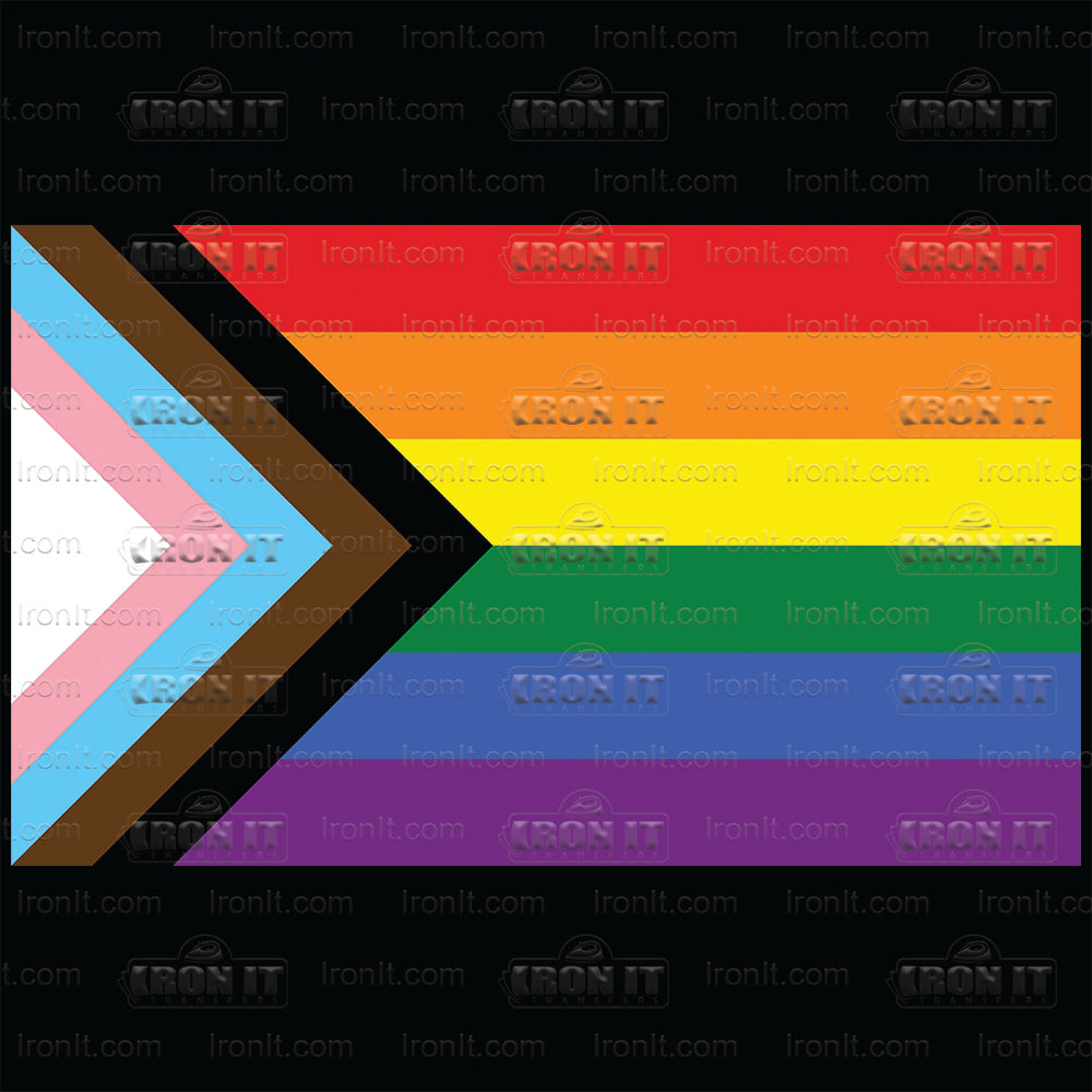 Progress Flag | Halloween Direct-To-Film Heat Transfers
