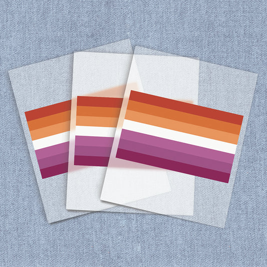 Lesbian Flag | Halloween DTF Heat Transfers